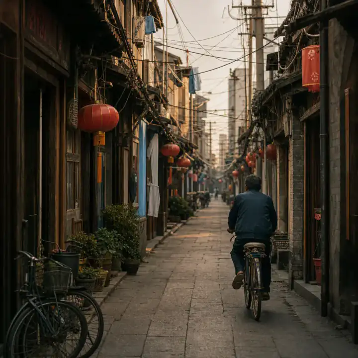 Narrow alley test photo for photo locati0n accuracy